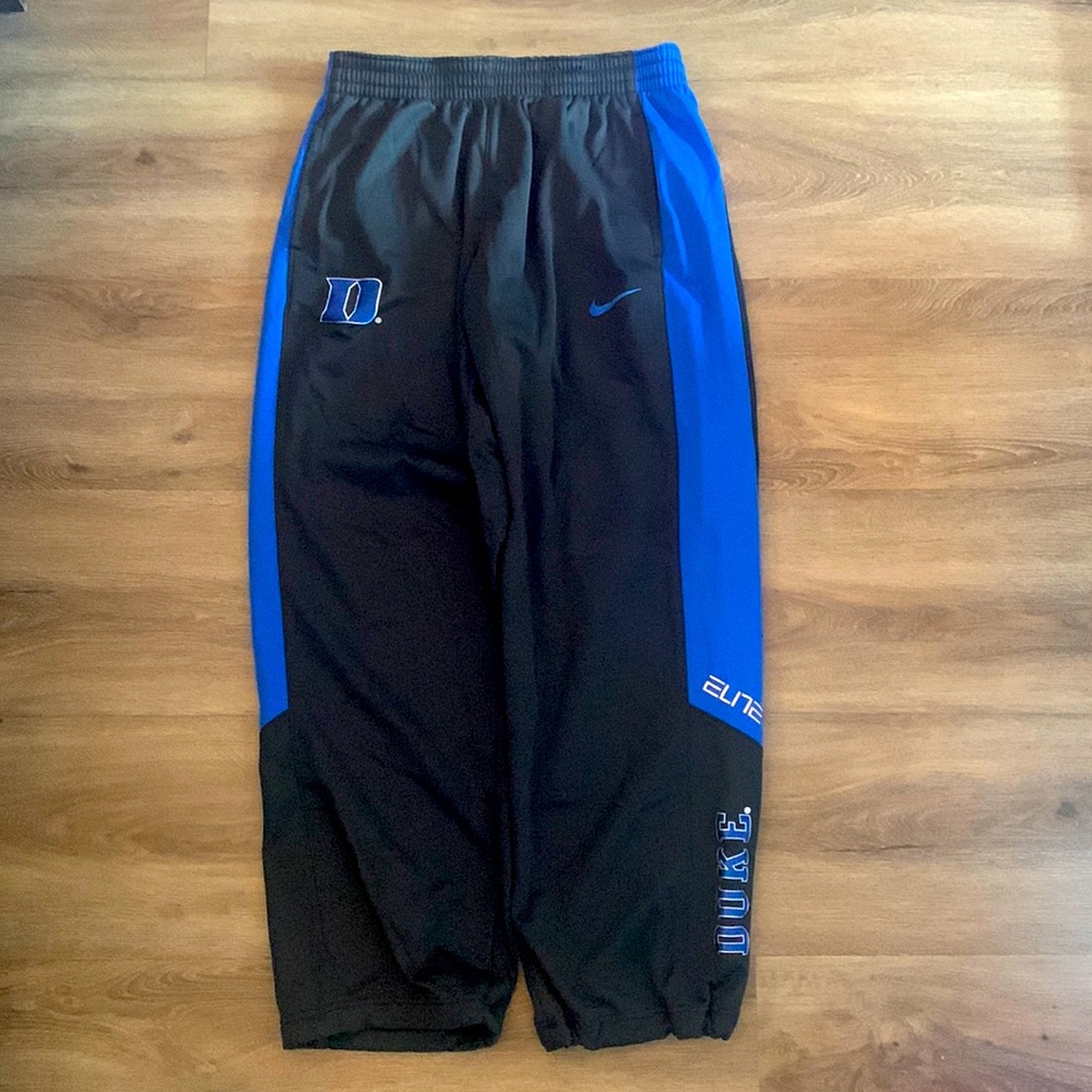Nike Elite Therma Fit Duke Blue Devils Team Sweat Pants Black Size XL Fleece